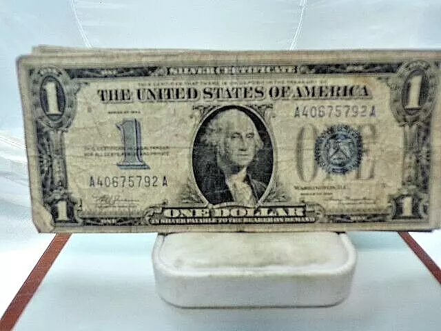1934  $1 Silver Certificate Funny Back Note Blue Seal Banknote
