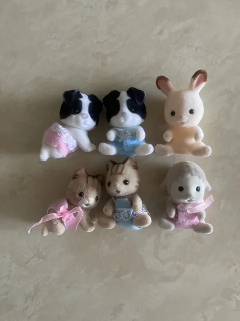 calico critters babies lot