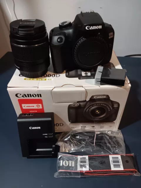 Canon EOS Rebel T100-4000D KIT 18-55mm Digital Camera