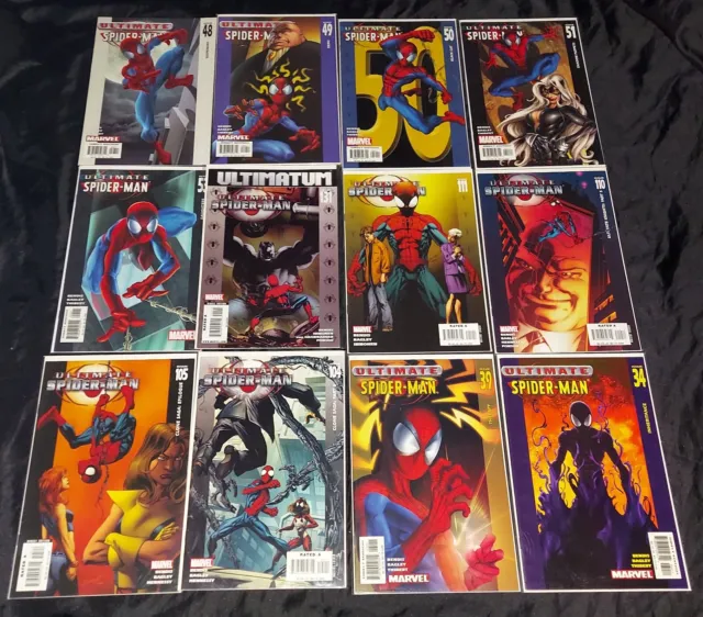Ultimate Spider-Man Comic Book Lot (12 Issues)