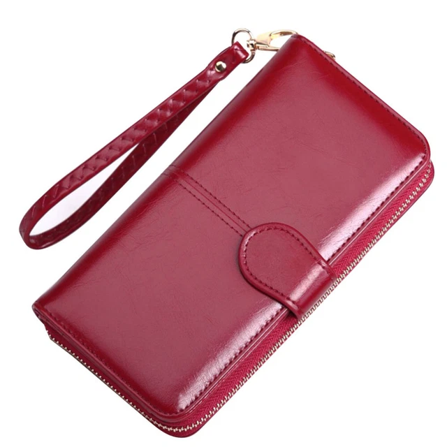 Portafoglio in pelle sottile maschile con portamonete di marca portamonete per uomo donna  1524