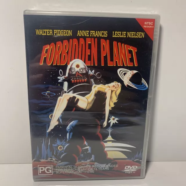 Forbidden Planet Dvd Film Movie Region 4 New Sealed Walter Pidgeon Sci-fi Horror