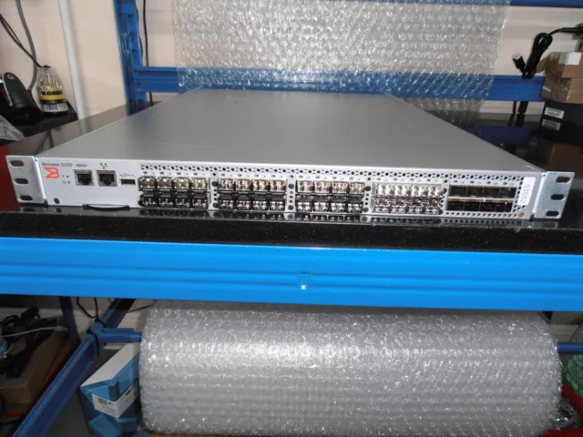 EMC Brocade DS-5100  Fibre Channel  32  Ports Licensed + 32 Modules Inc 2 X PSU