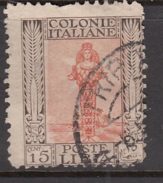 Italian Libya - 15c Goddess of Plenty (Used) 1921 (CV $7)