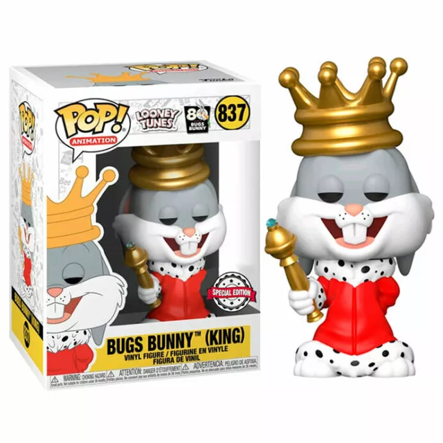 LOONEY TUNES 80 Years Of Bugs Bunny - Bugs Bunny (King) Pop! Animazione ...