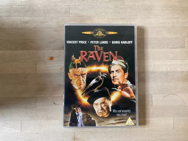The Raven Vincent Price Region 2 UK DVD Vincent Price Boris Karloff Peter Lorre