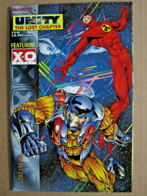 1994 Valiant Comics Unity Yearbook #1 Featuring X-O Manowar Bart Sears Cover