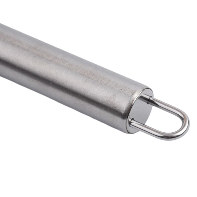 Whisk per pane 70 g Strumenti da forno design doppio foro cucina acciaio inox