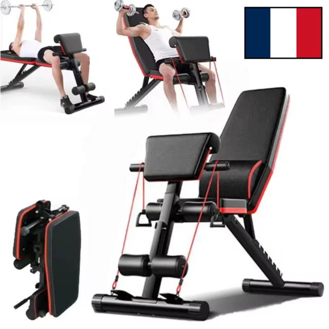 Banc De Musculation Fitnessbank ESTEXO – Plat Réglable, Neuf, 512469