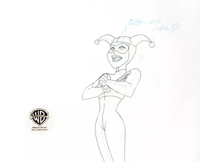 BATMAN THE ANIMATED Series Original Production Cel-Harley/Ivy-Harley's ...