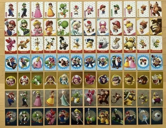 Panini Super Mario Trading Cards Card 1 - 252 Choose from All