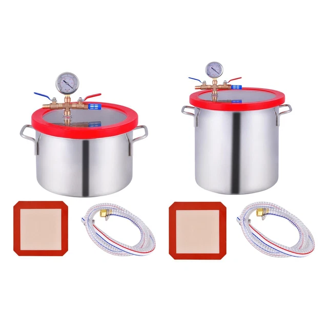 Stainless Steel Chamber Essential Oils Pressure Pot Vacuum Chamber Degassing