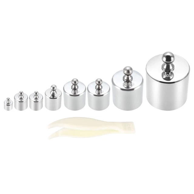 Grammo Peso Taratura Set 10g 20g 50g 100g 200g 500g M2 Precisione