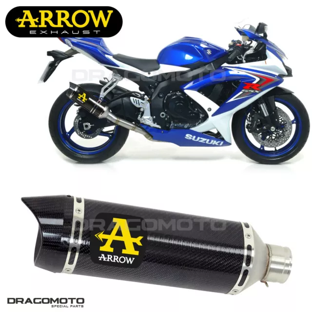 Silenziatore SUZUKI GSX-R 600 2010 ARROW Carbonio CC THUNDER