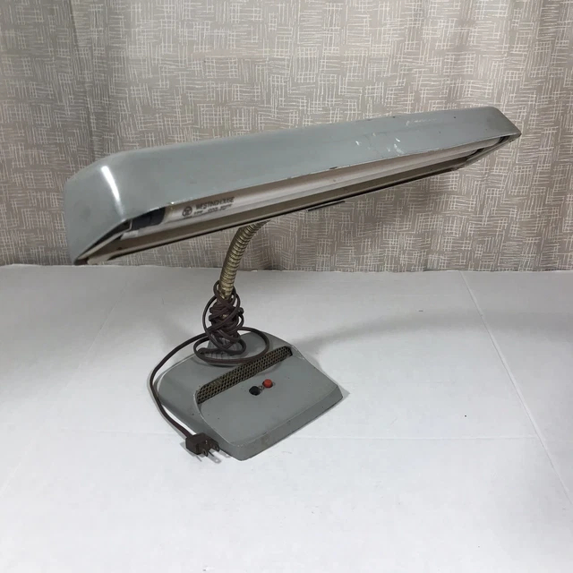 VINTAGE MARKS DELUXE Gooseneck Desk Lamp Light Industrial Drafting 39.