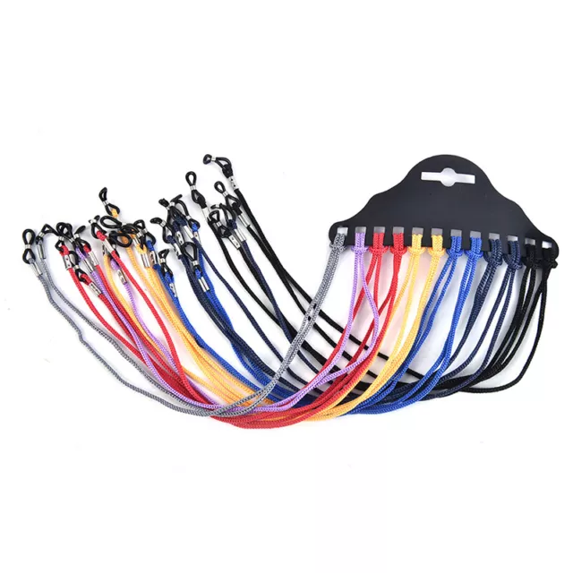 12pcs/Lot Multicolor Nylon Glasses String Cord Holder Sunglasses Neck Rope St-yt