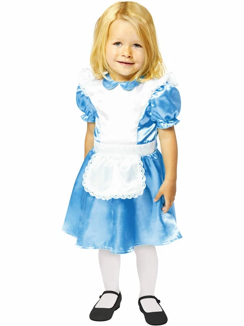 Abito elegante Alice bambino costume paese delle meraviglie libro fiabe giorno bambine bambino