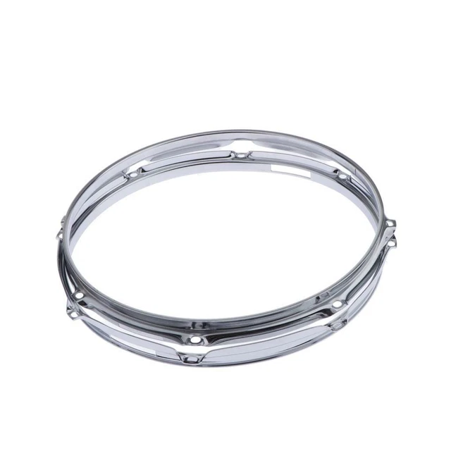 Heavy Duty 13 Inch 8 Lug Snare Drum Hoop Rim  Hoop 1.5 Mm (2 Pieces)