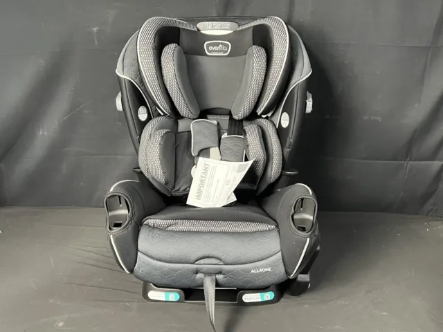 Evenflo 39312408 All-In-One Convertible Car Seat Aries Black Exp 01/33 New