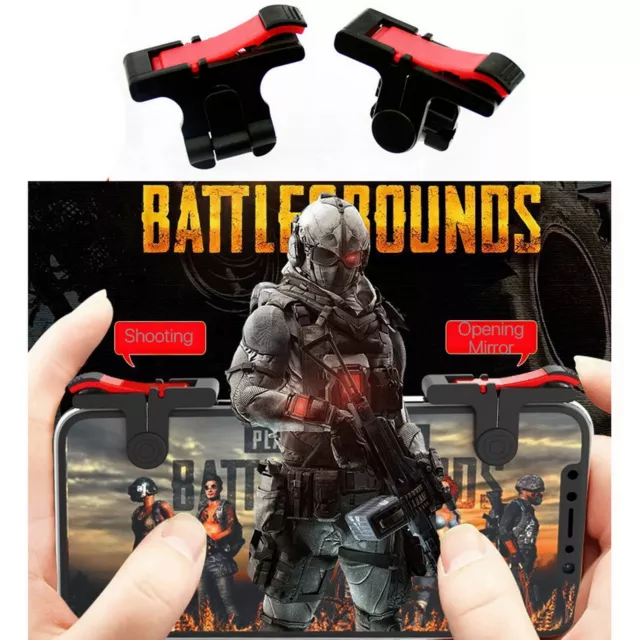 Gaming Trigger L1R1 Mobile Phone Aiming Fire Button Shooter Controller For PUBG 2