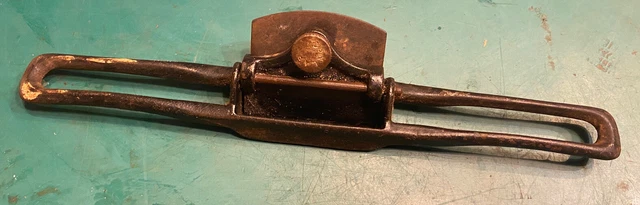 Vintage Sears DUNLAP Spokeshave Open Handle Design 9" Long 2” Blade