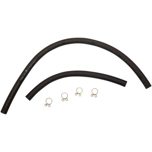 Fuel Star Hose and Clamp Kit with 2 Hoses for Kawasaki FS00020