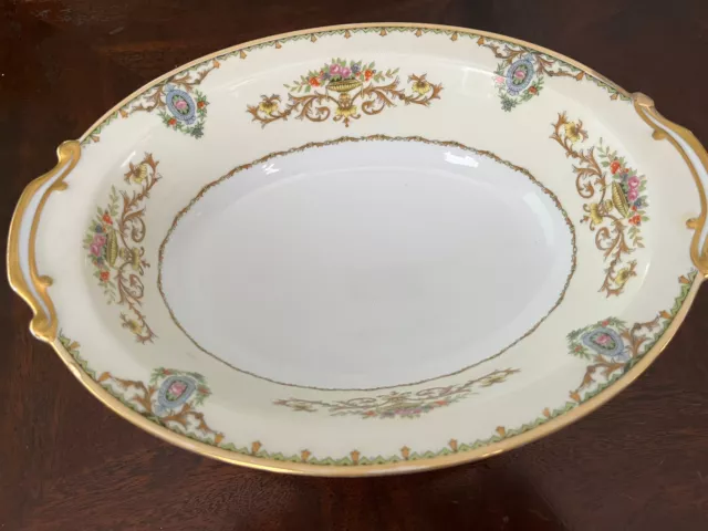 Vtg Noritake China- Arabella- Circa 1930- Oval Vegetable Bowl
