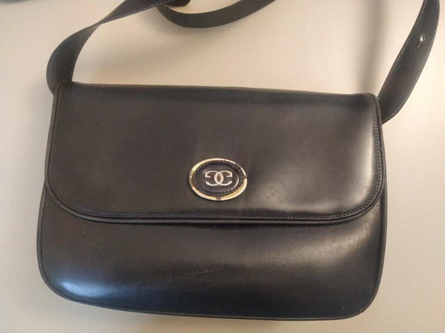 BORSA GUCCI VINTAGE Nera in Pelle Anni 60 EUR 12,00 PicClick IT - Main Image