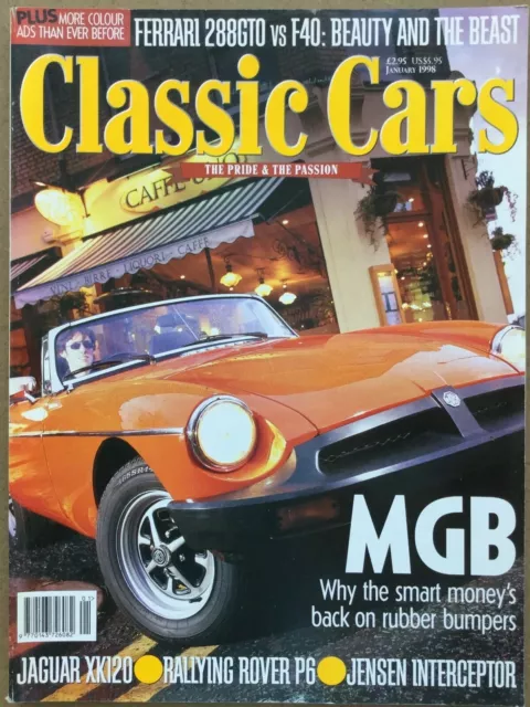 Classic Cars Magazine - January 1998 - MGB, XK120, Jensen Interceptor, F40 v 288