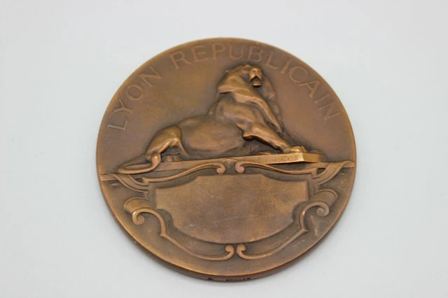 Médaille En Bronze - École Des Beaux-Arts De Rouen, XIXe Siècle (1859)