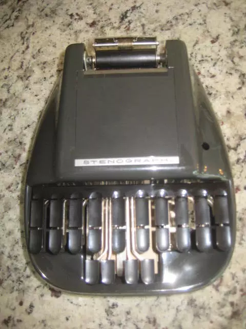 Stenograph Reporter Model Shorthand in Original Case - EC LN MINT