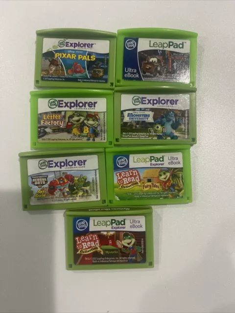 7 Leap Frog LeapPad Explorer Learning Game lot LeapPad