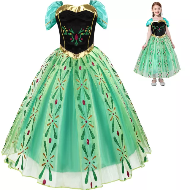 Kids Baby Girls Princess Fancy Dress Up Cosplay Party Elegant Costume Gifts