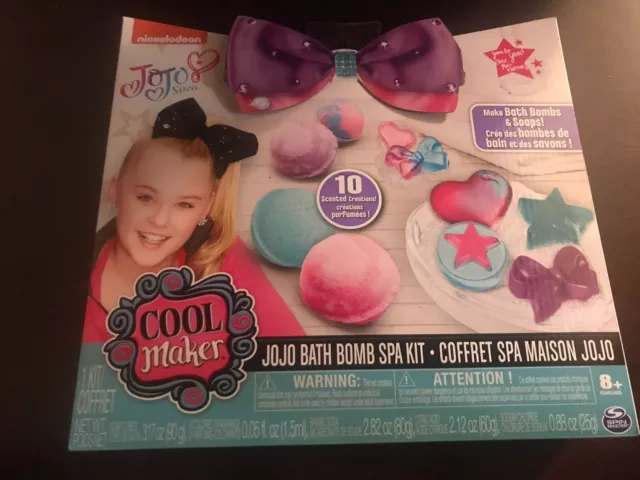 Bath Bomb Maker - JoJo Siwa Bath Bomb and Soap Spa Kit, for Ages 8 and Up-New