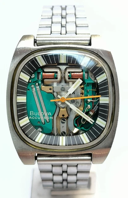 Orologio Bulova accutron spaceview cassa tonneau 36mm vintage watch anni 70