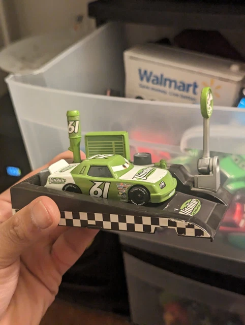 Disney Pixar Movie Cars Diecast Toy Piston Cup Race # 61 Vitoline James Cleanair