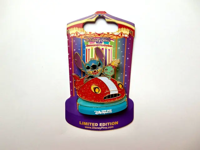 Disney Pin -  HKDL - Carousel Series – Stitch (LE300)