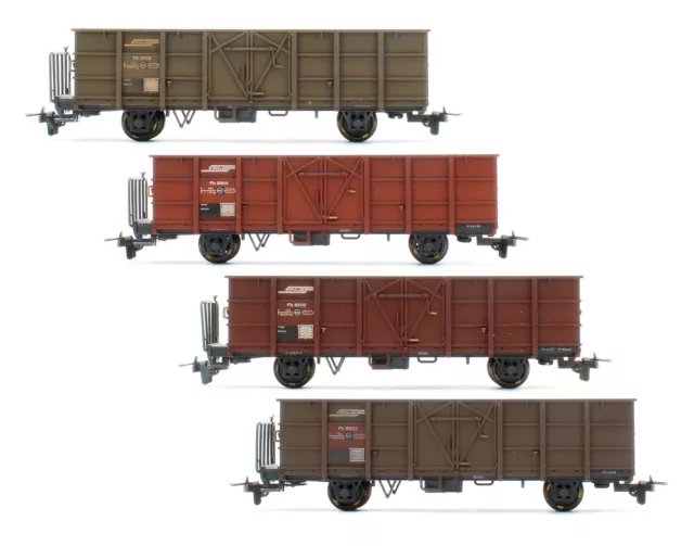 Bemo 'Hom' Gauge 7455 100 Set Of 4 Freight Wagons