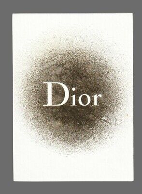 Poison de Christian Dior recto verso N°2 advetising card Dior Carte publicitaire 