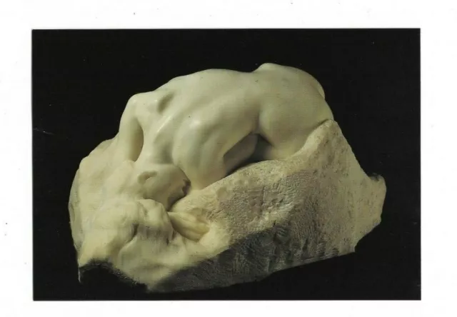 Auguste Rodin, Le Danaide, Skulptur, Kunstpostkarte.