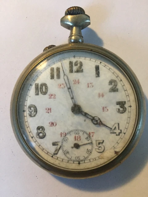 Mécanisme Ancien De Montre à Gousset - À Réviser Ou Pour Pièces Détachées, Occasion
