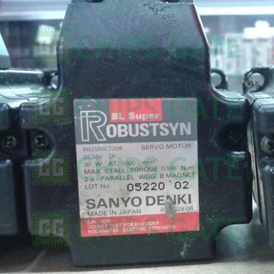 1 PZ Usato SANYO DENKI motore RB2566CT204 Testato Nave Veloce