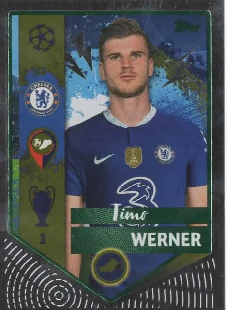 Sticker Timo TOPPS CHAMPIONS LEAGUE 2022/2023 Green Parallel Sticker Nr. 150 Timo ...