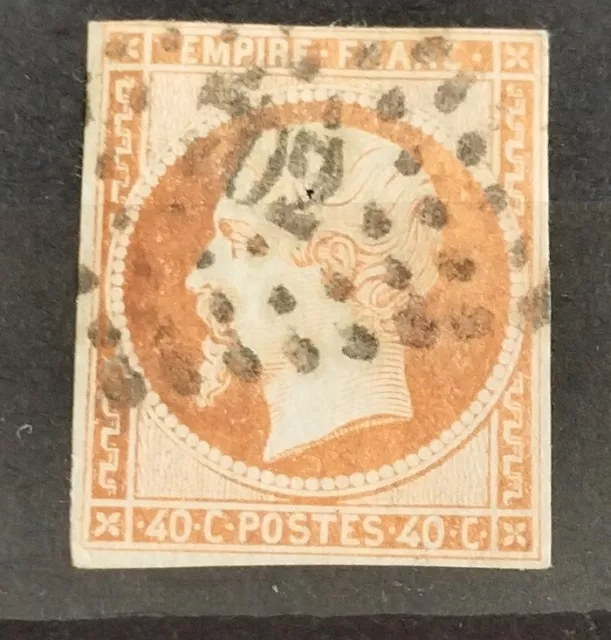 Timbre Napoléon Non Dentelés N° 16 Oblitération PC Calvi 702