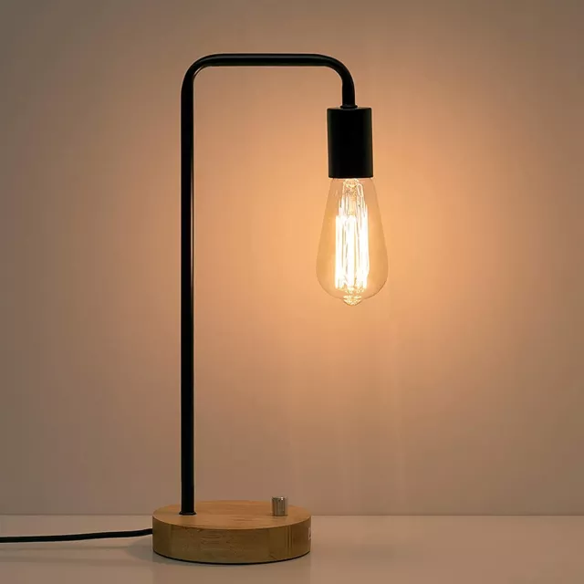 Industrial Table Lamp Gooseneck Reading Desk Light Bedside Lamps for Home Office