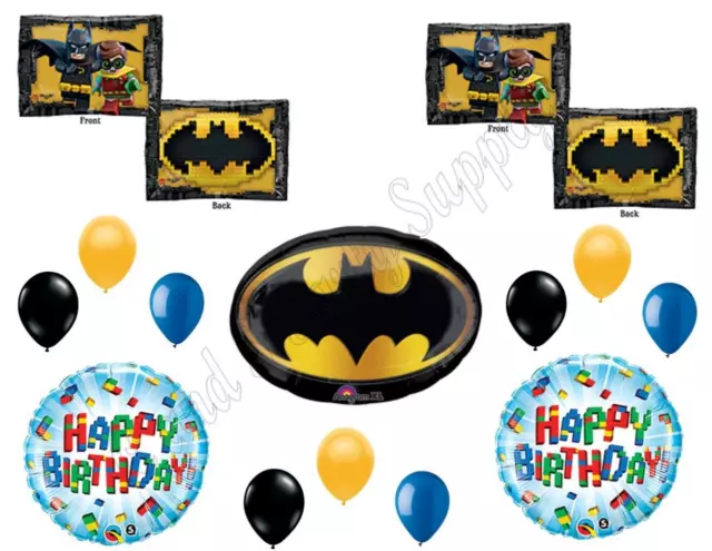 BATMAN LEGO MOVIE Birthday Party Balloons Decoration Supplies Robin Blocks