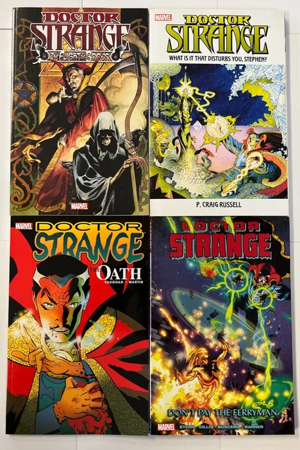 Lot of 4 Marvel Comics ~ Doctor Strange ~ Trade Paperback ~ TPB ~ NEW 2
