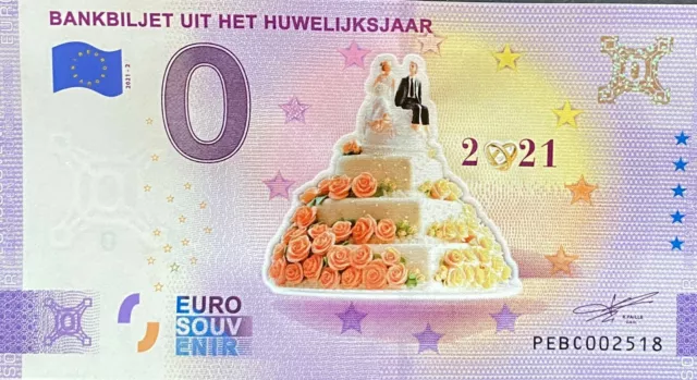 Geldschein 0 Euro Bankbiljet Uit Het Farbe Land Niedrig 2021 Nummer Verschiedene