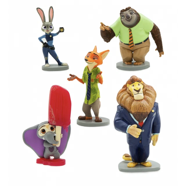 DISNEY STORE ZOOTOPIA Figure Play Set Judy Hopps Nick Wilde Flash $39. ...
