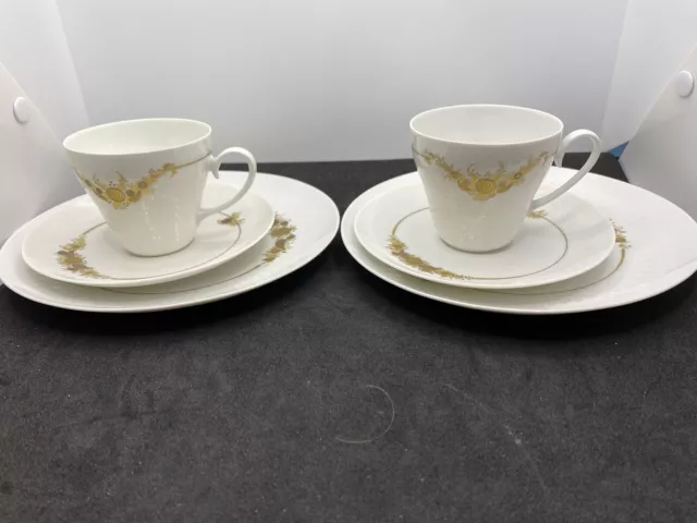 Rosenthal Studio Line, 2x,Kaffetasse mit Untertasse u.Mittelteller.Gebraucht